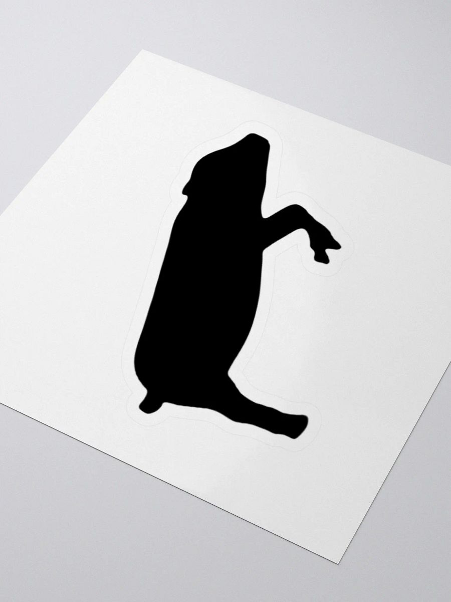 Leaping Pig BLACK (Sticker) product image (3)