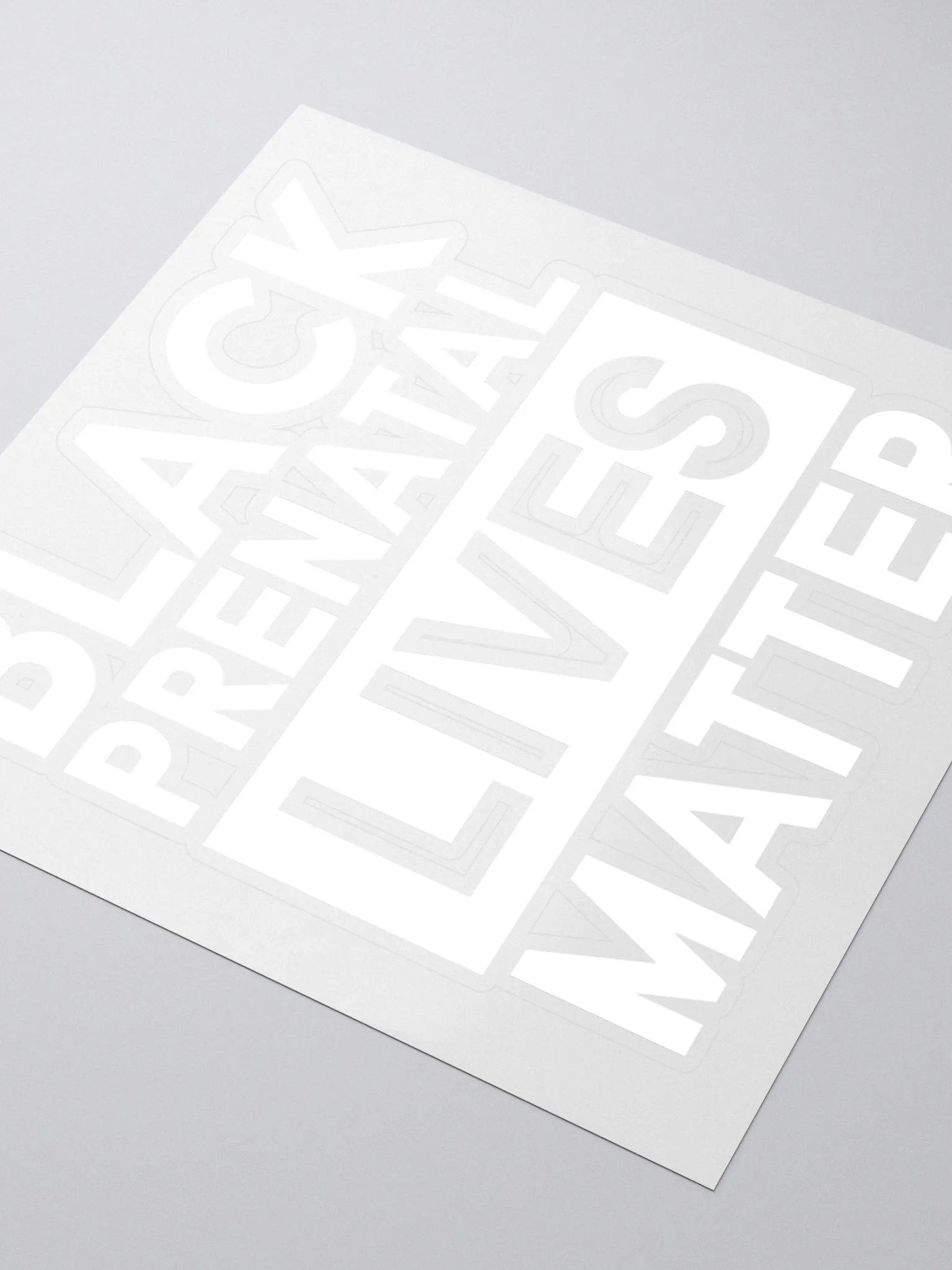 PLM Sticker (White) product image (9)