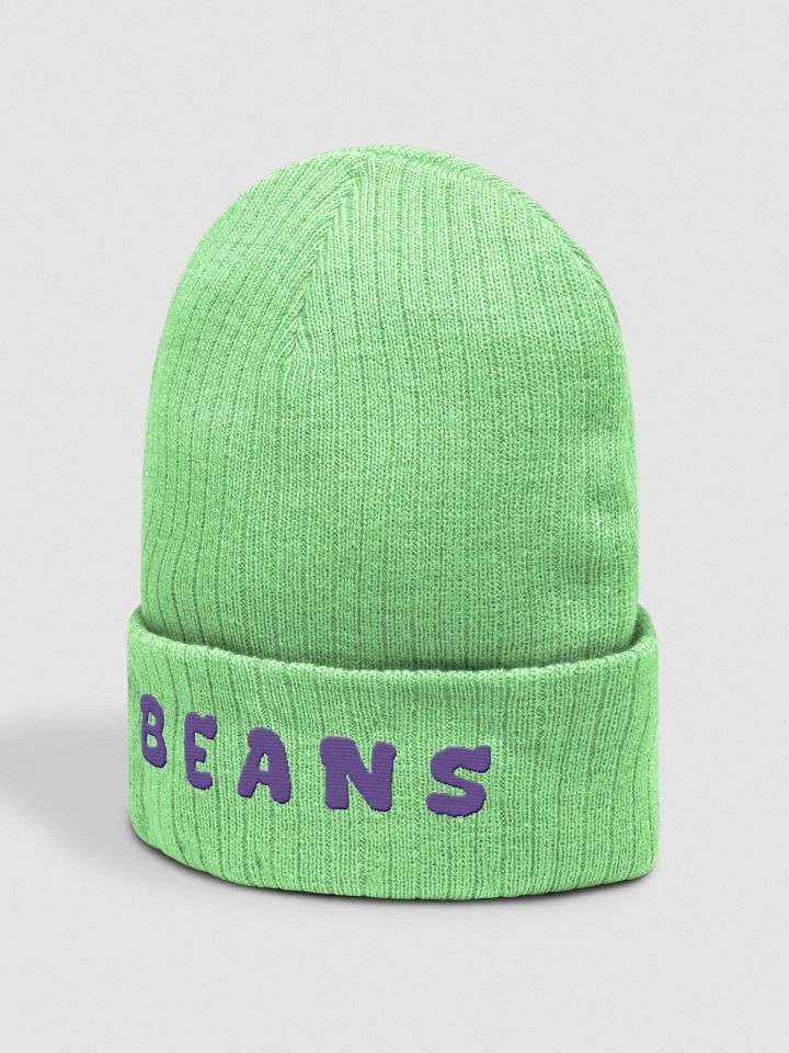 'BEANS' Ribbed Beanie product image (7)
