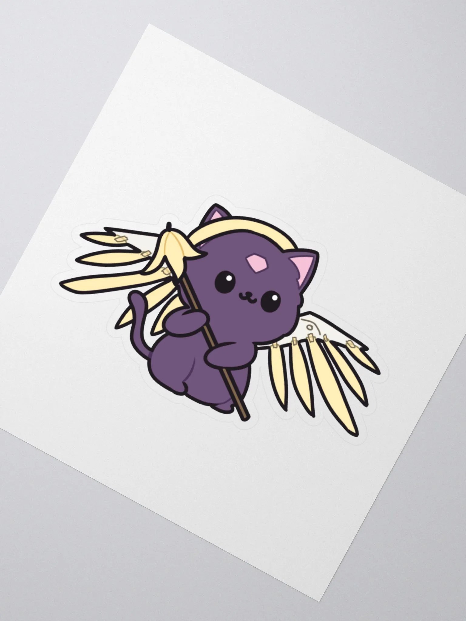 Scuffed Mercy Cat Sticker product image (3)