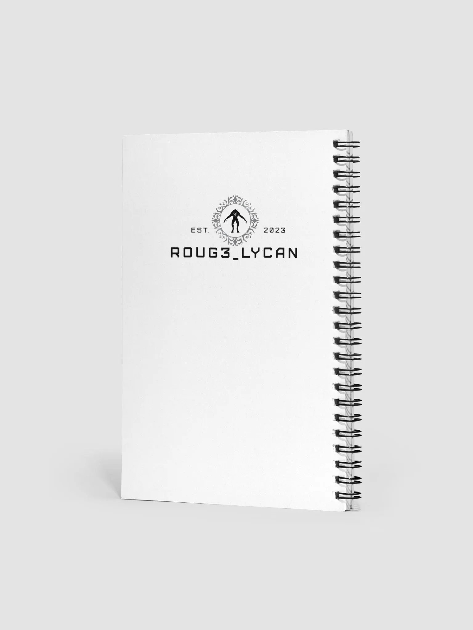 Roug3_lycan wolf note book product image (2)