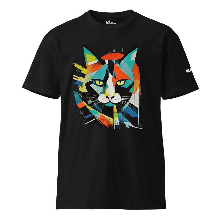 Cat Unisex T-Shirt – Vibrant & Artistic Feline Design 🎨🐱 product image (1)