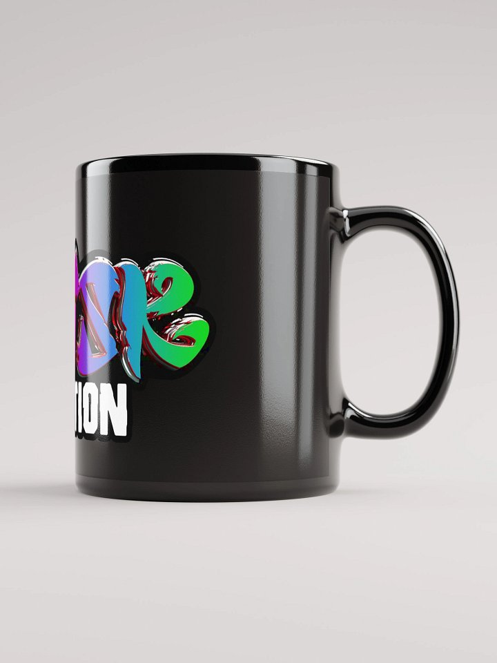 The Brisk Selection Rainbow Mug Black product image (2)