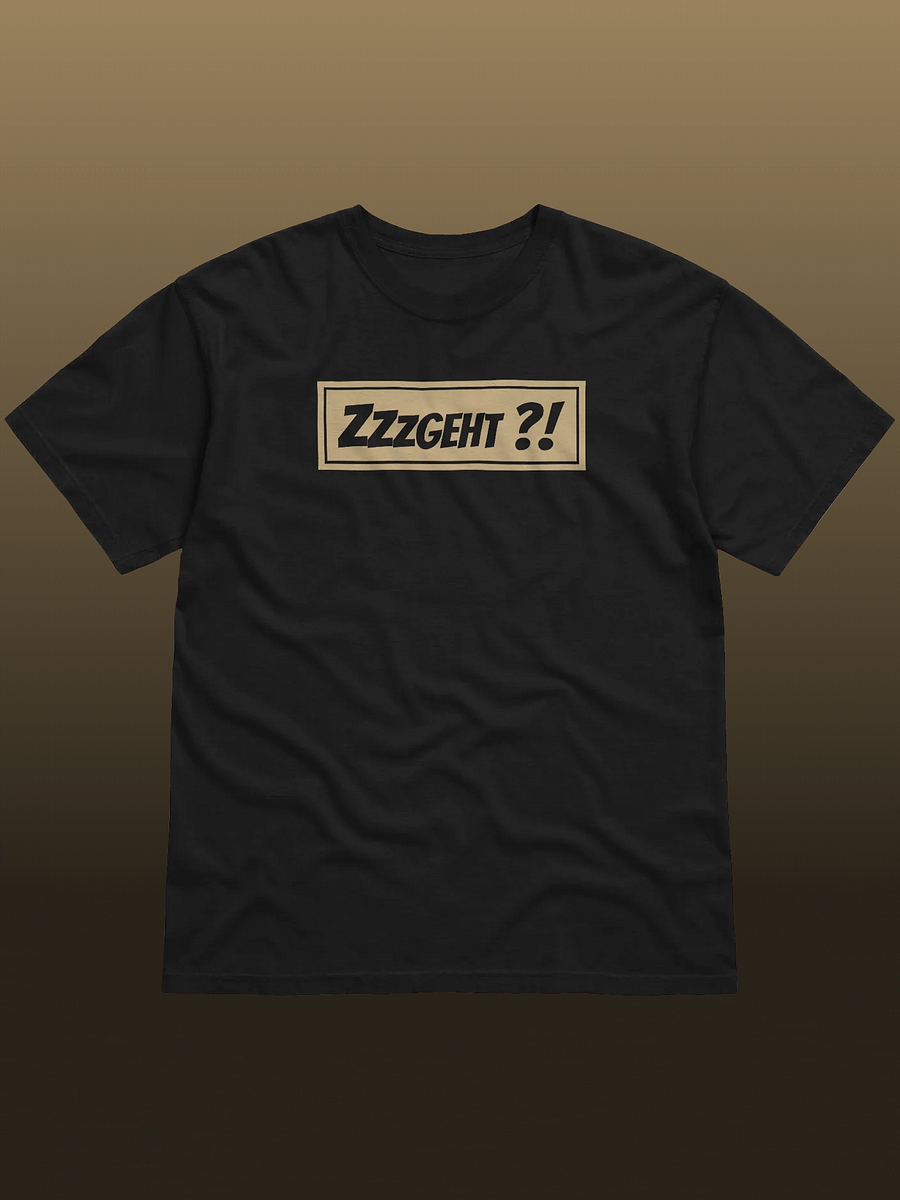 "Zzzgeht ?"!" Black Shirt product image (5)