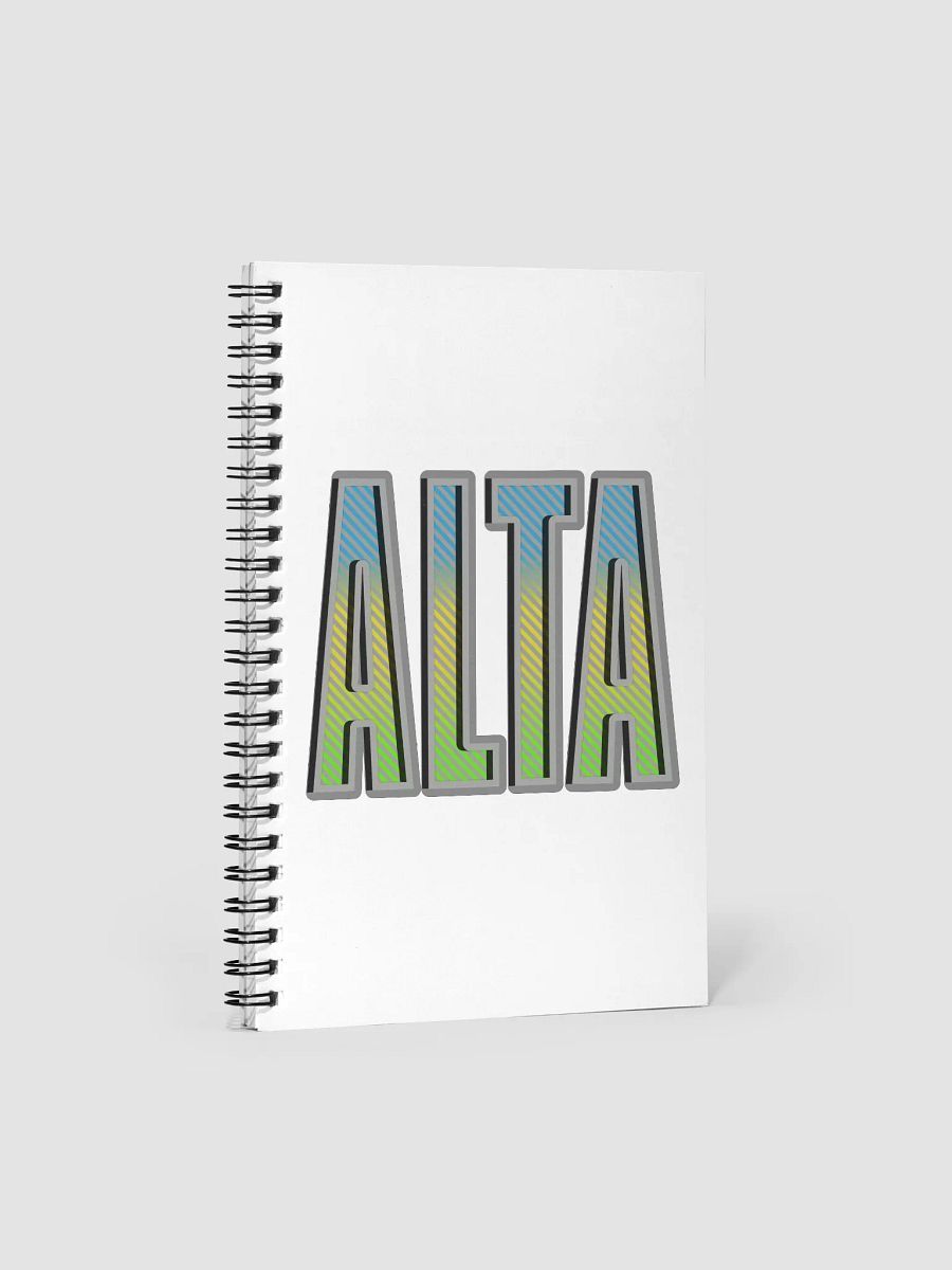 Alta Alberta Striped Spiral Notebook product image (2)