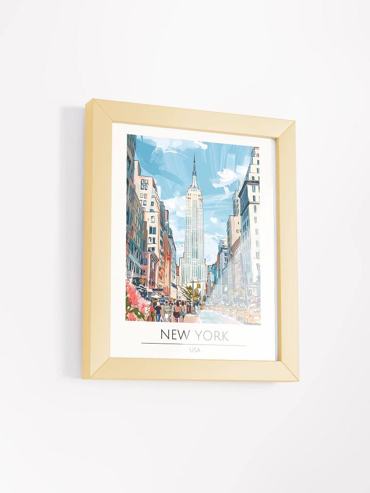 New York USA Framed Travel Poster product image (2)