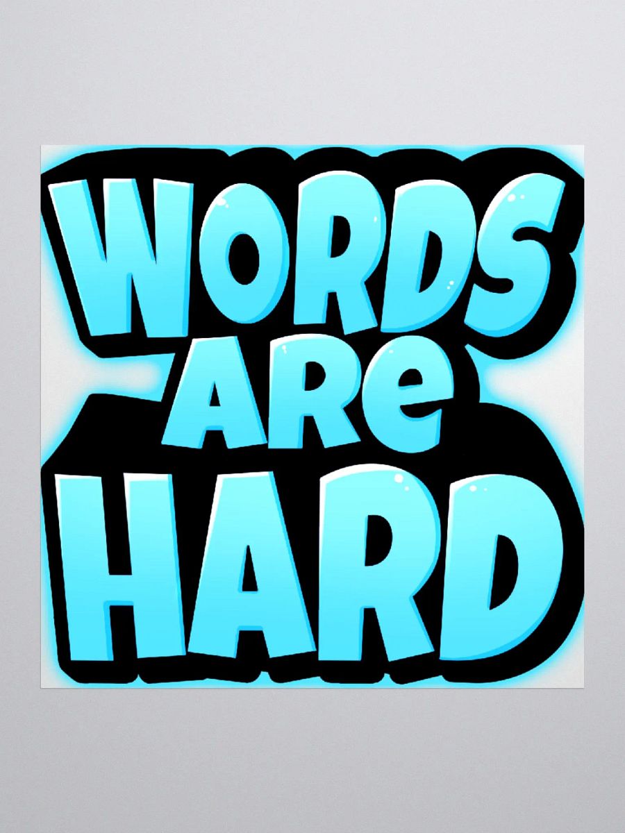 Words are hard! product image (1)