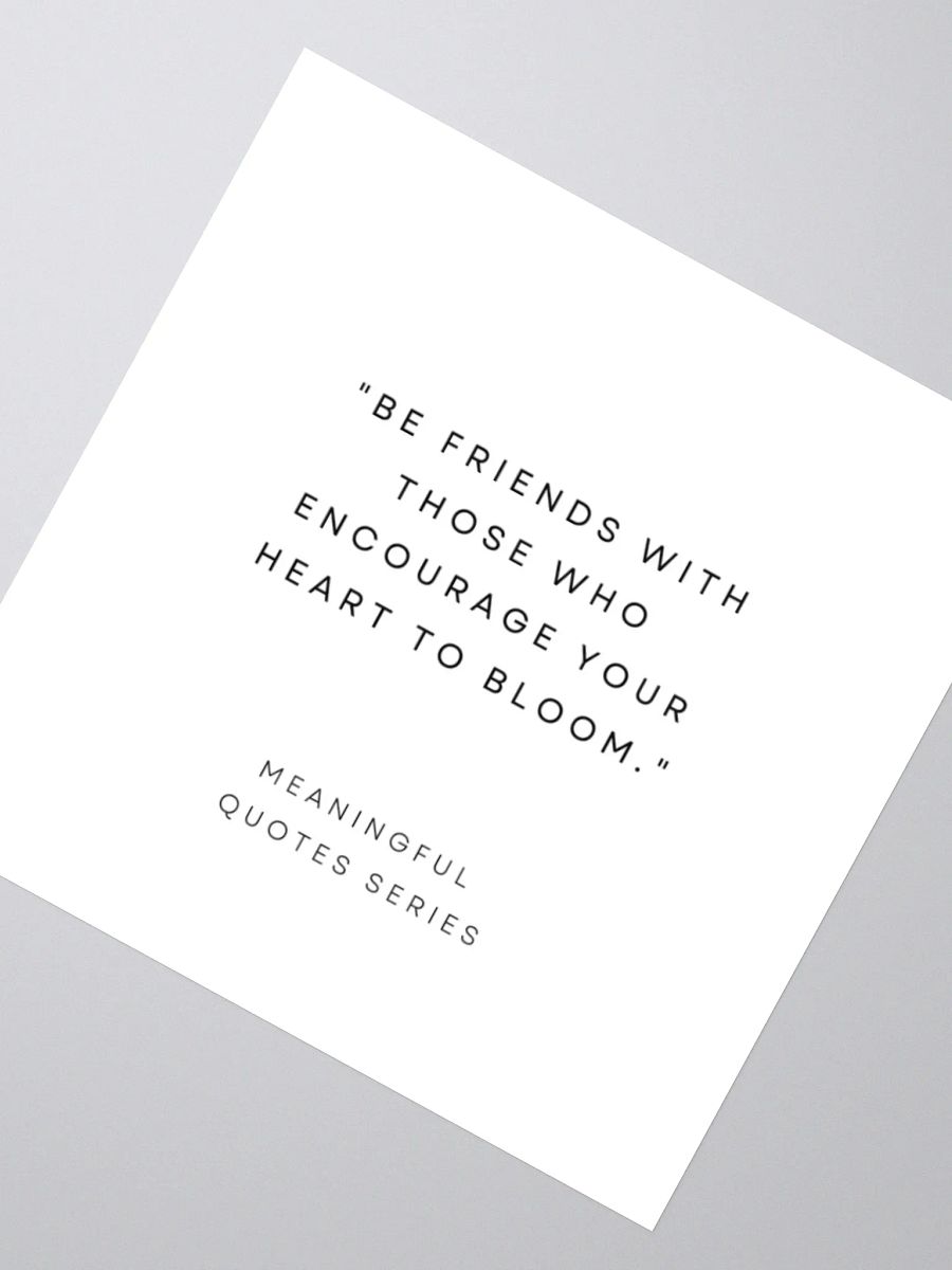 Heart-Blooming Quotes Stickers product image (4)