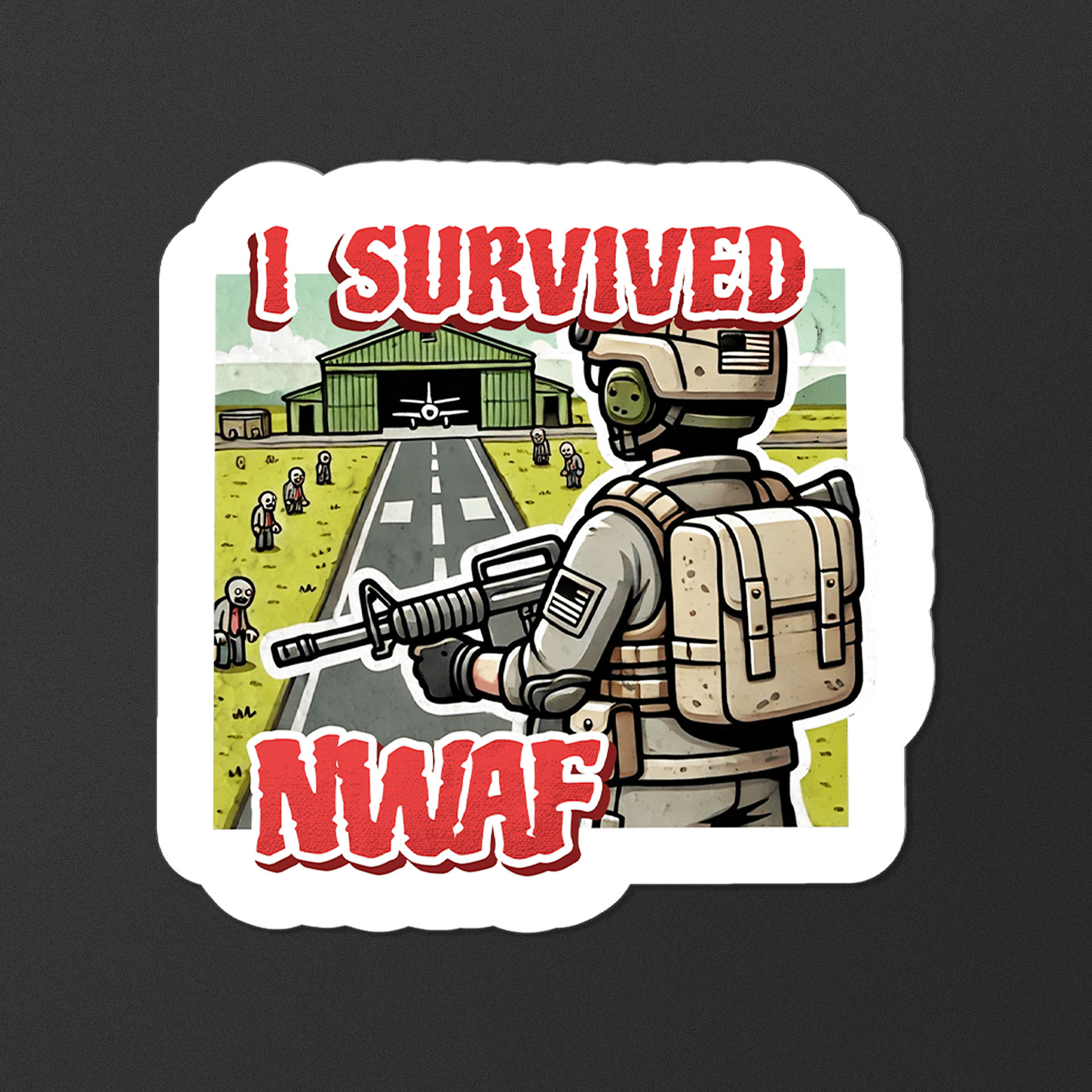 "I Survived NWAF" - A DayZ Sticker product image (3)