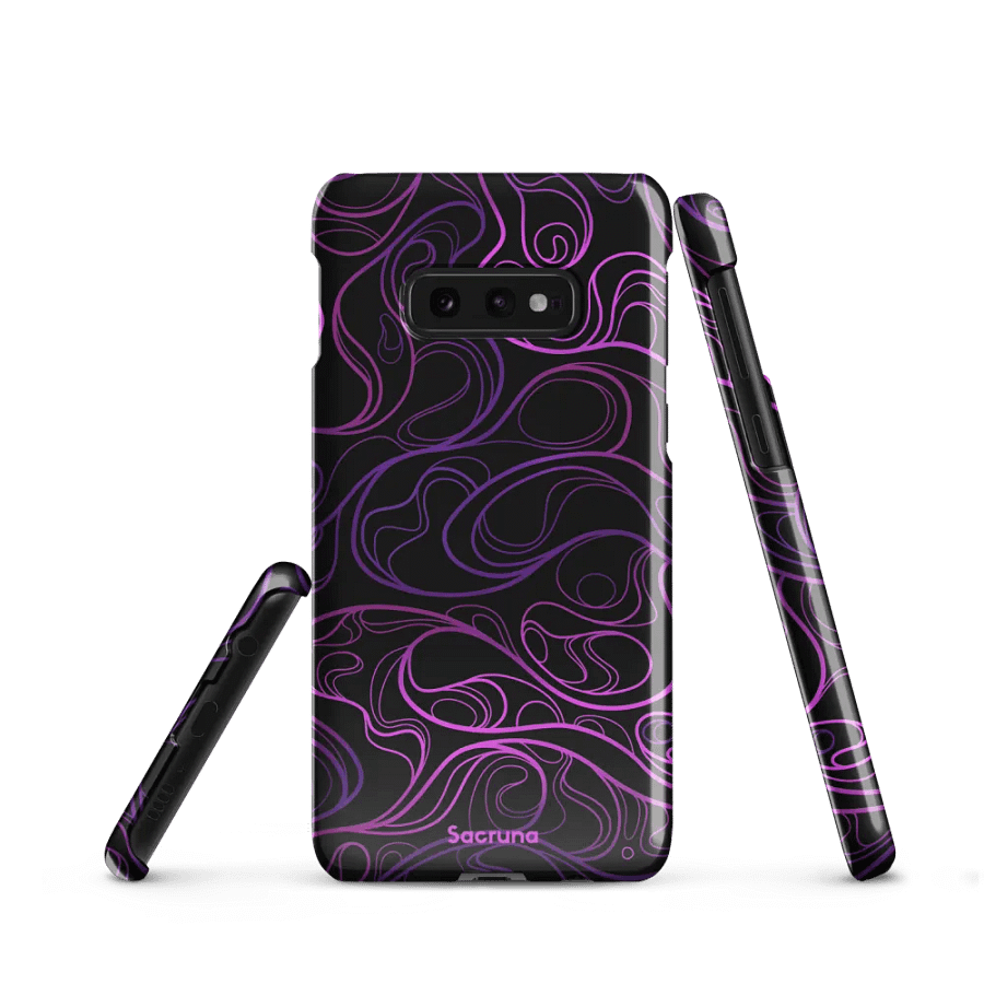 BLACK SWIRL - Snap Samsung case product image (3)