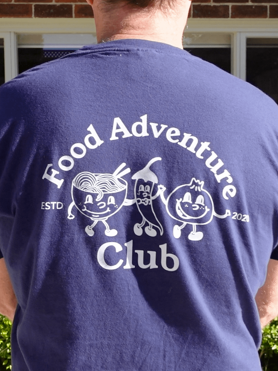 Food adventure Club T-Shirt NAVY product image (4)