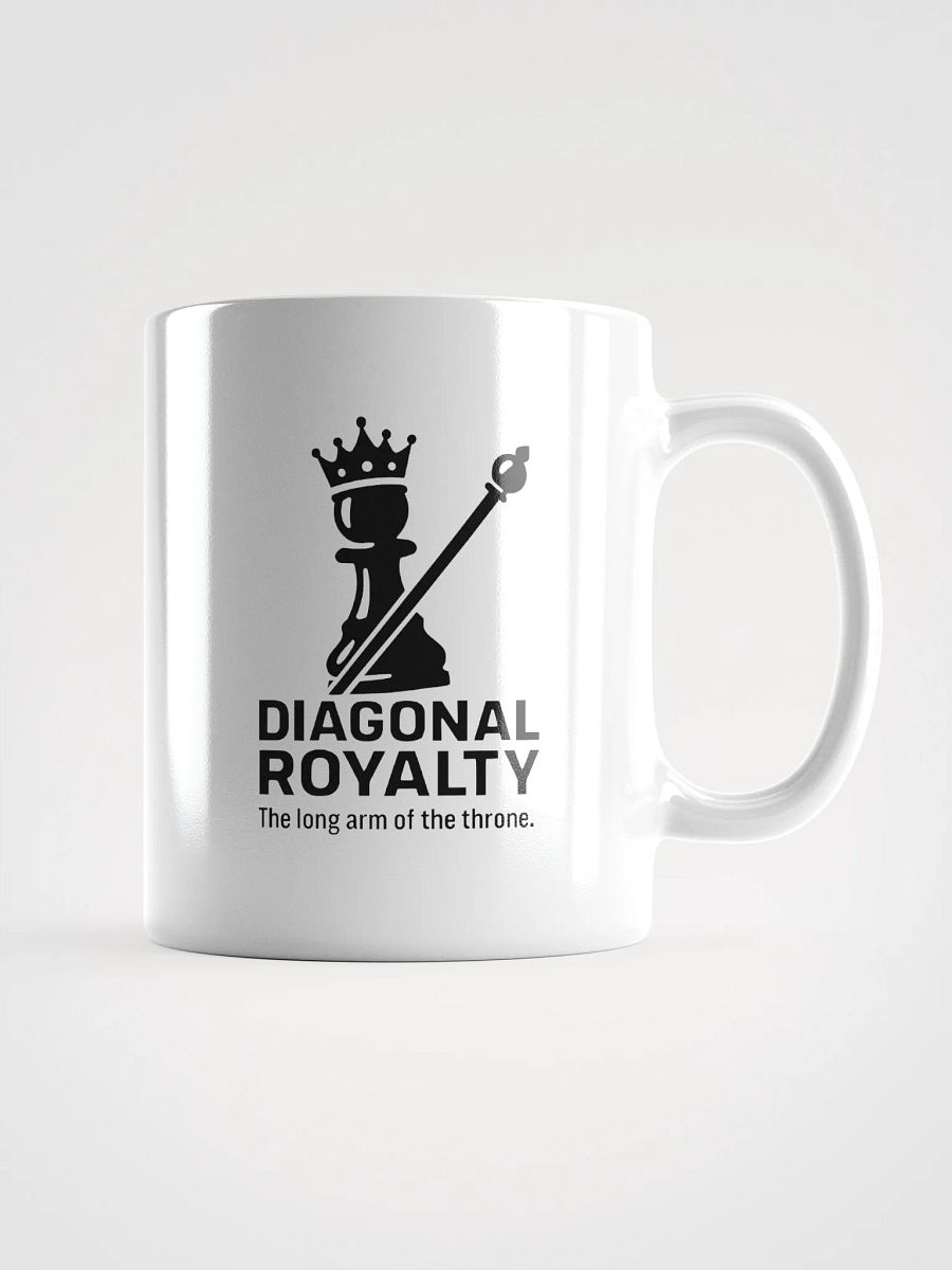 Diagonal Royalty - White Glossy Mug product image (1)