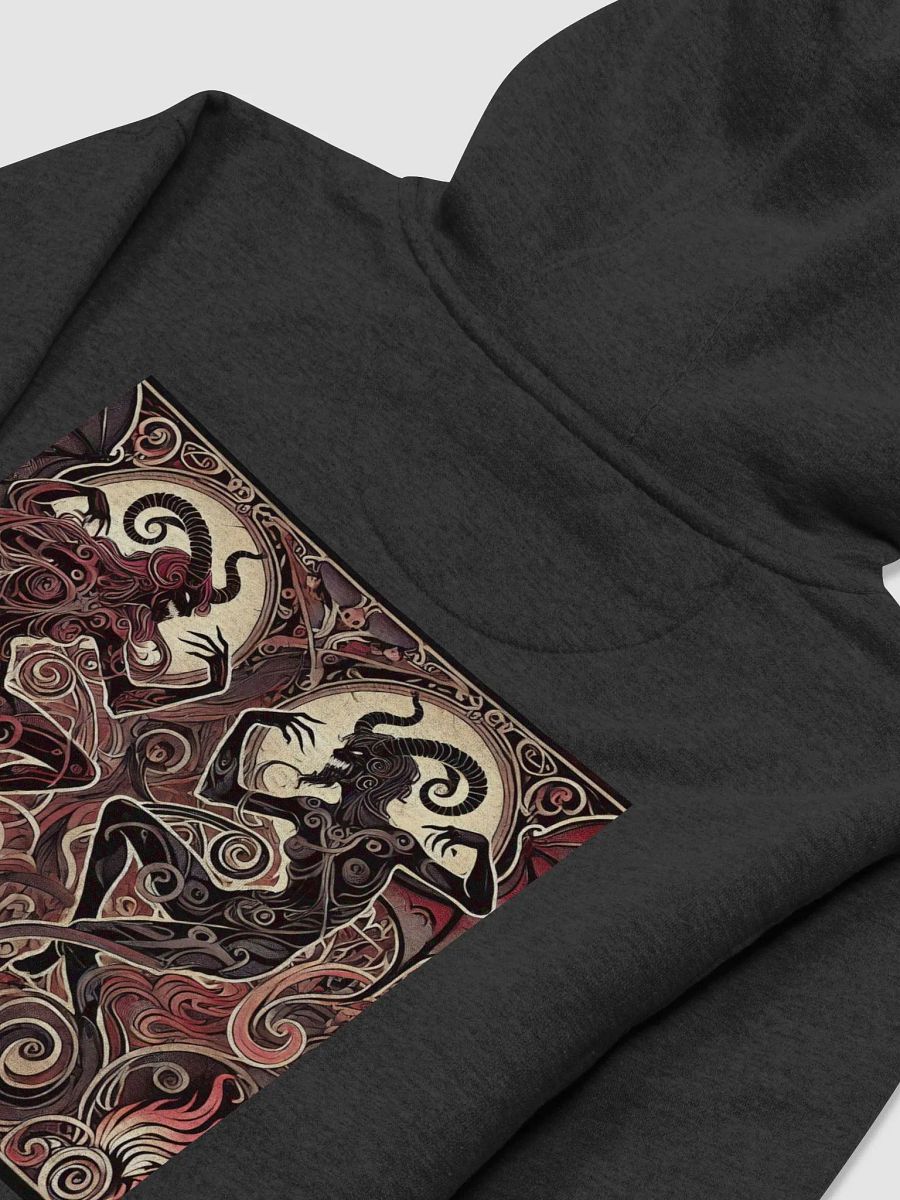 Halloween Demon Hoodie - Art Nouveau Style for Gothic Elegance product image (11)