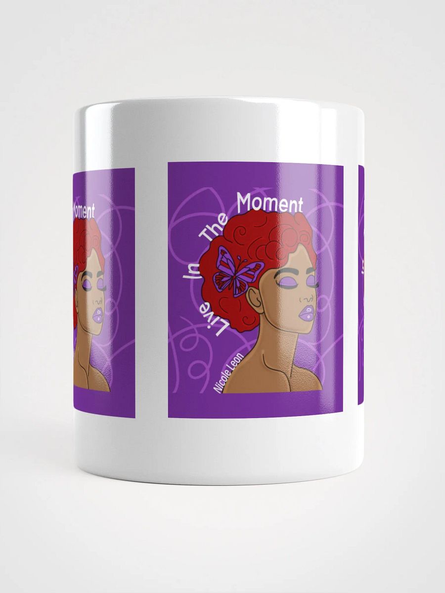 Live In The Moment Triptych White Glossy Mug product image (5)
