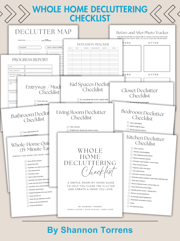 Whole Home Decluttering Checklist product image (1)