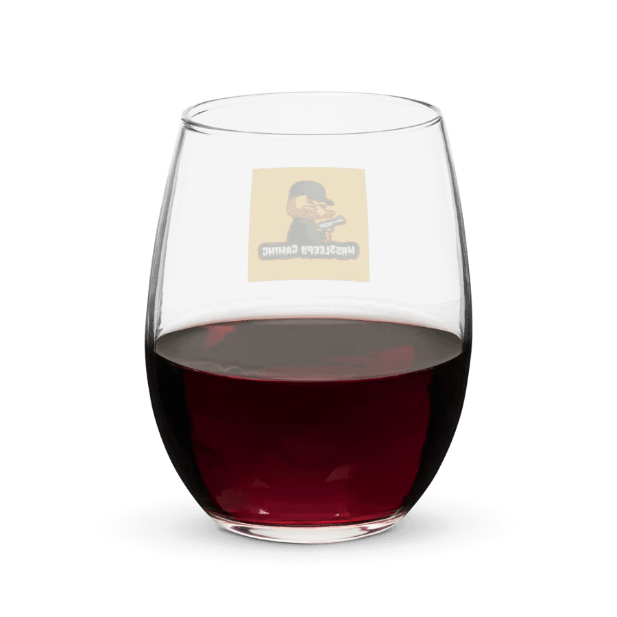 Determined Duck Gaming Emblem Stemless Wine Glass product image (6)