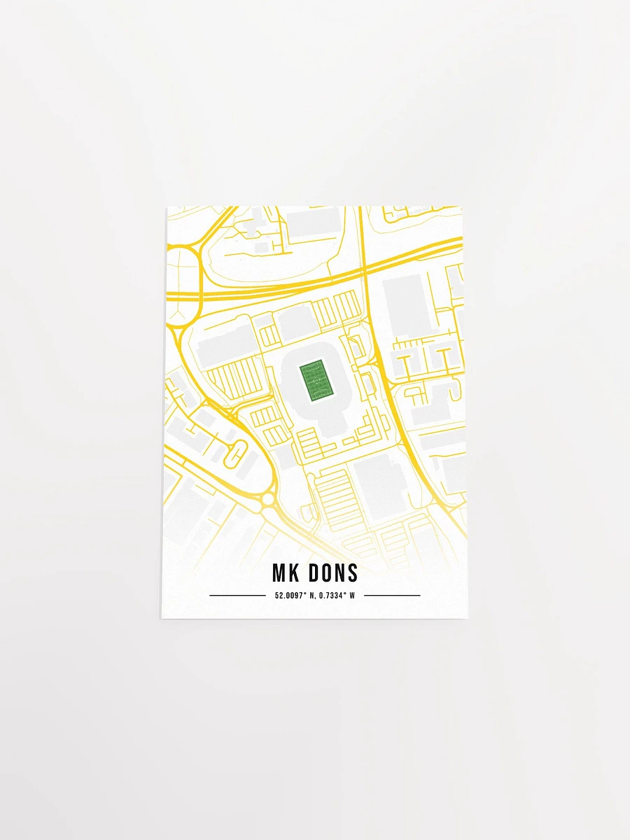 Milton Keynes Dons Stadium Map Design Poster product image (4)
