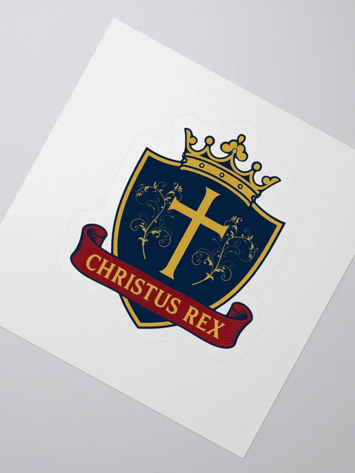 Christus Rex sticker product image (4)