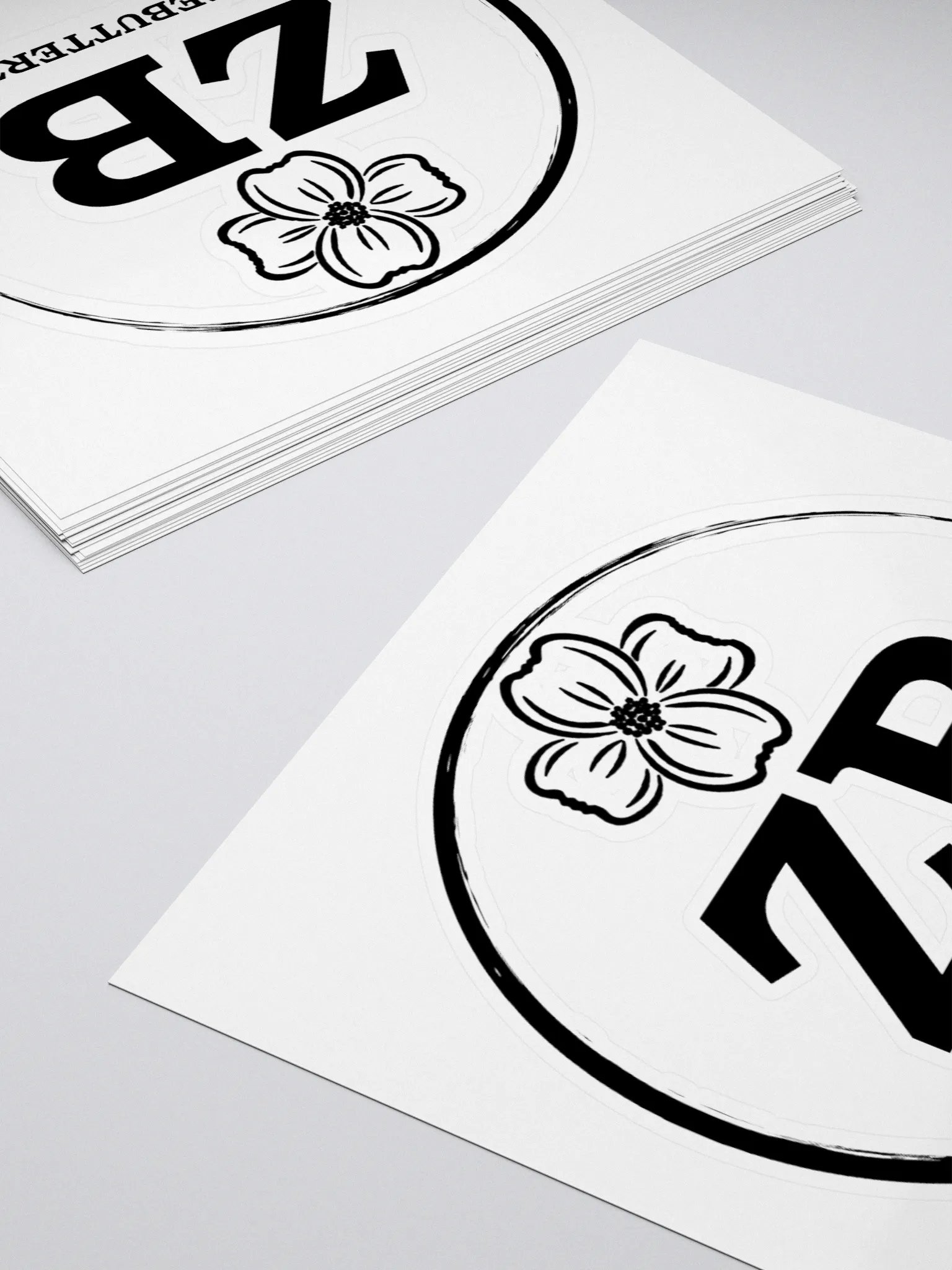 BUTTERZ logo black sticker product image (11)