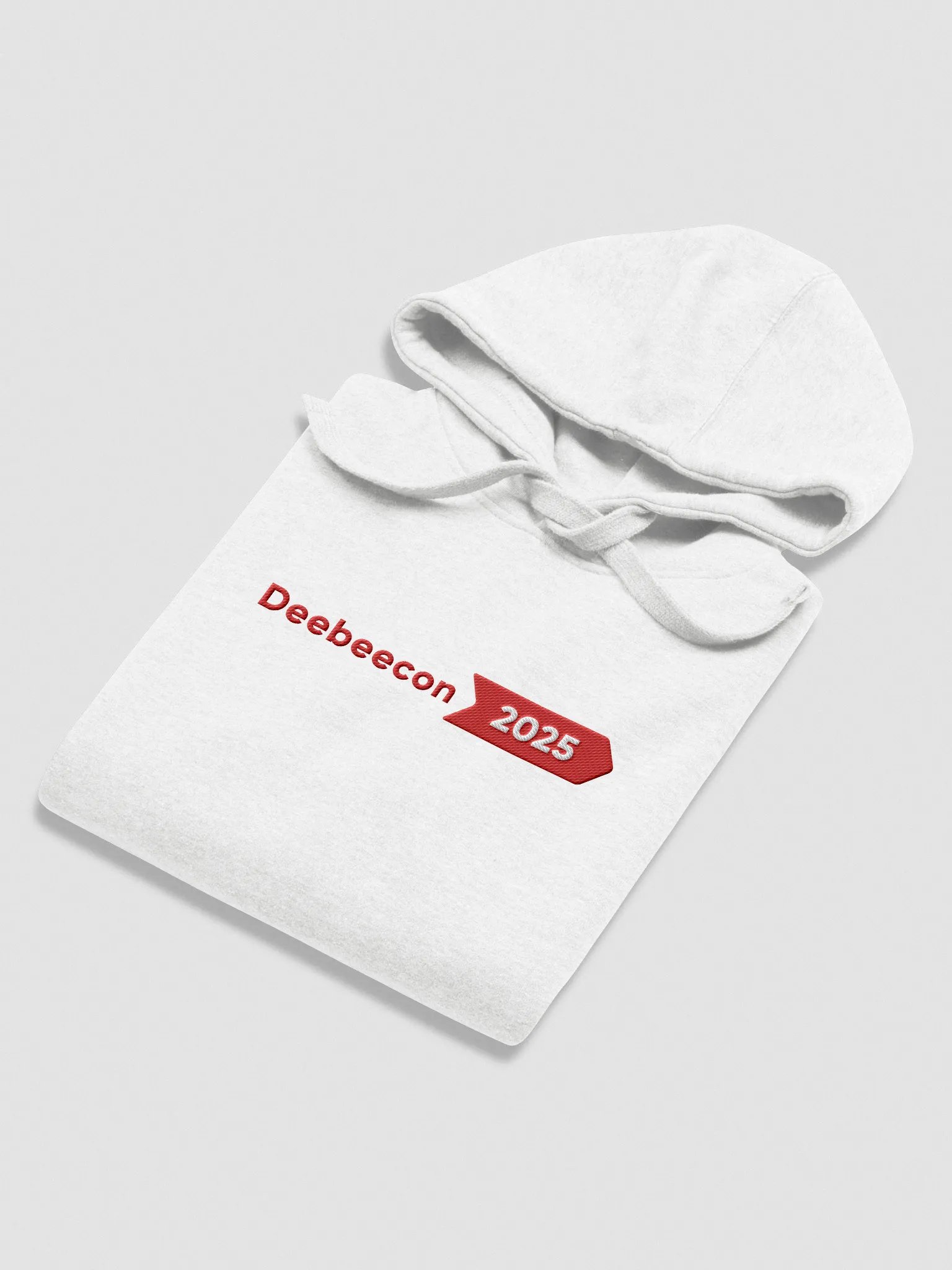 Official DeeBeeCon 2025 Hoodie (WHITE) product image (3)