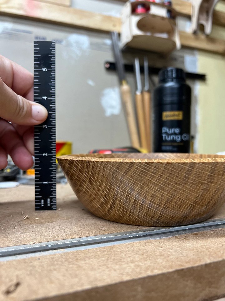6.75 inch Oak Bowl product image (2)