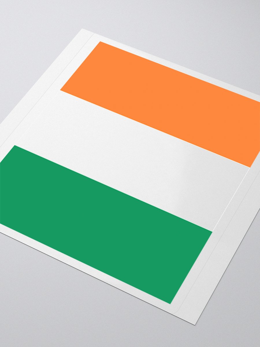 Ireland Flag Sticker | Green White Orange Design | Durable Vinyl | 3 Sizes product image (7)