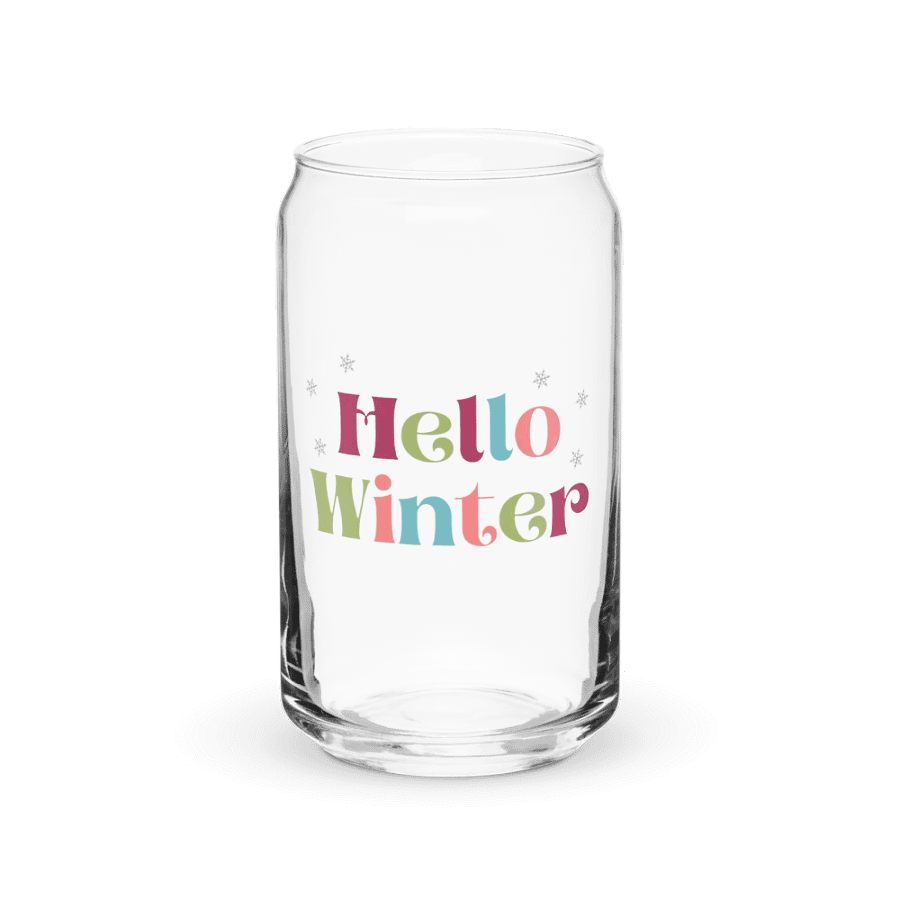 Winter Wonderland Can-Shaped Glass Set product image (1)
