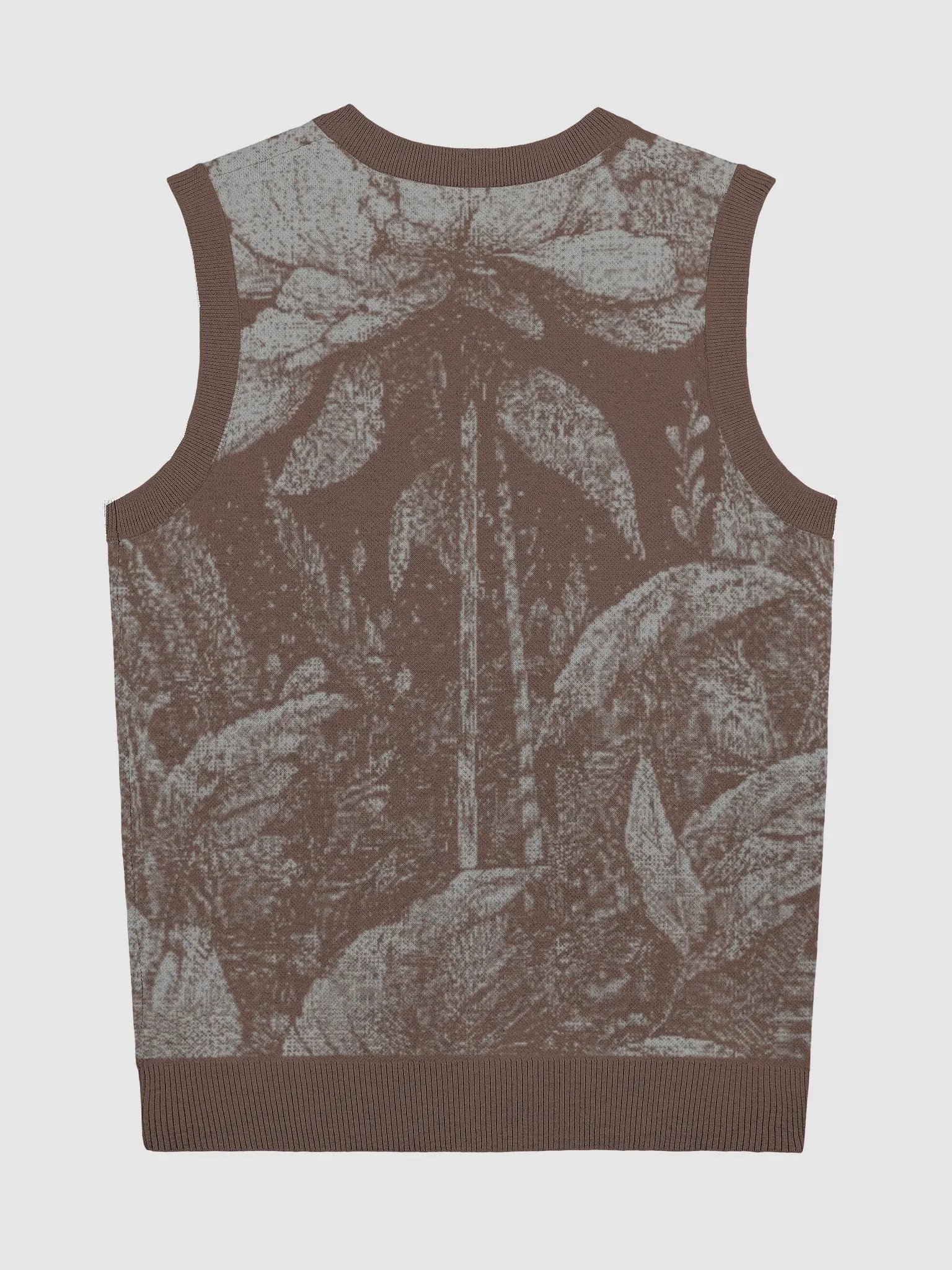 Noir Jungle III Knitted V-Neck Vest product image (7)