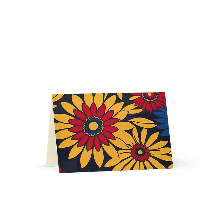 Vibrant Floral Greeting Card product image (1)
