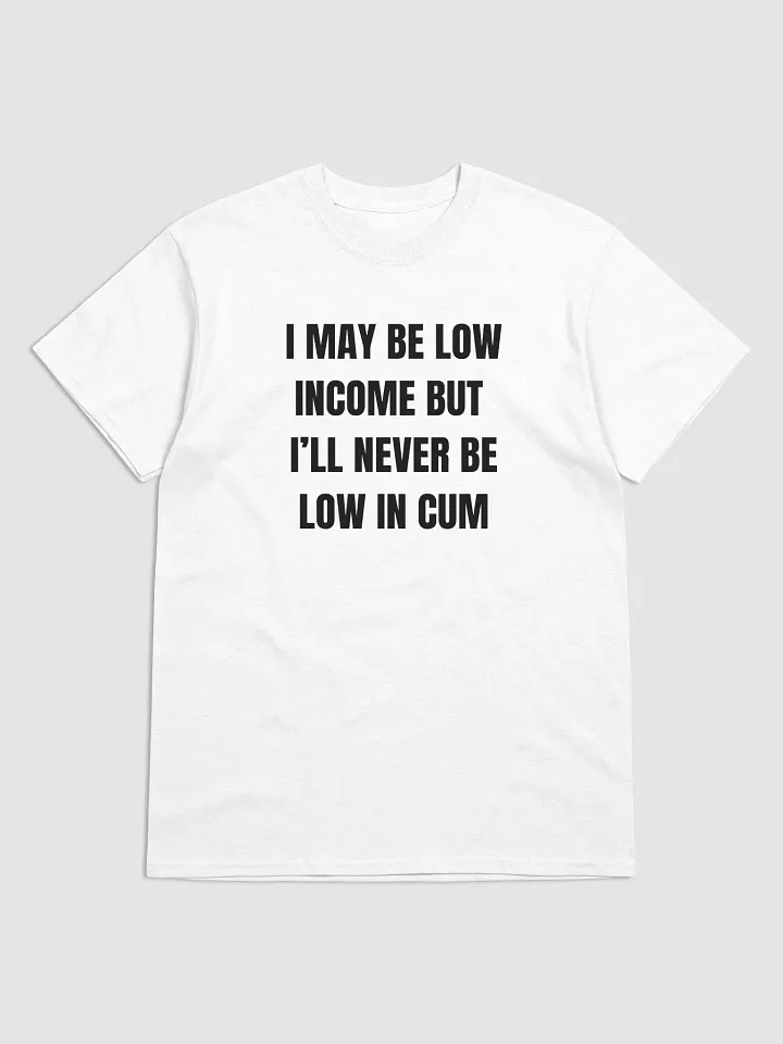 I May Be Low Income But I'll Never Be Low In Cum Shirt product image (4)