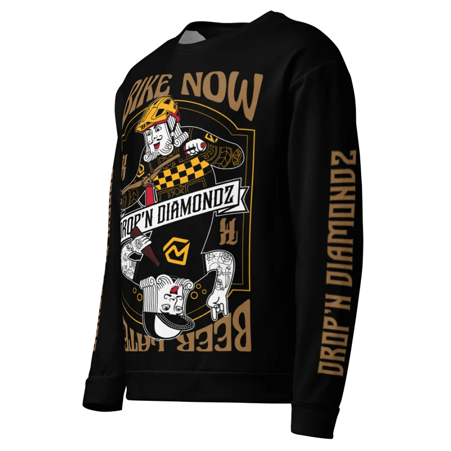 Bike Now, Beer Later Sweatshirt product image (3)