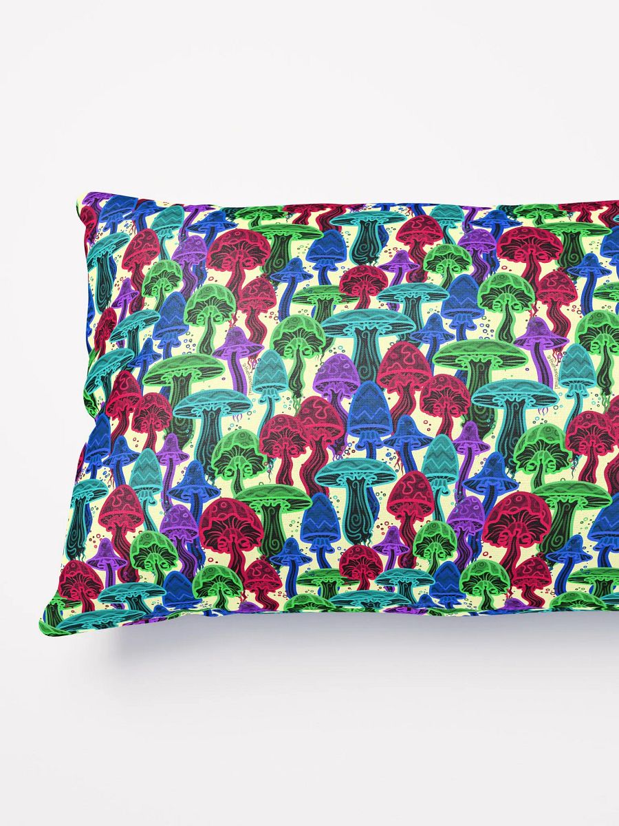 Neon Mushrooms (Variation 2) All-Over Throw Pillow product image (3)