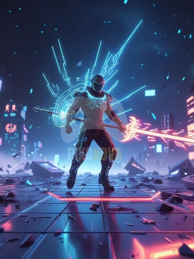Zero Gravity Raid | Wide Cinematic Art (1472 x 832 px, PNG + PDF) product image (1)