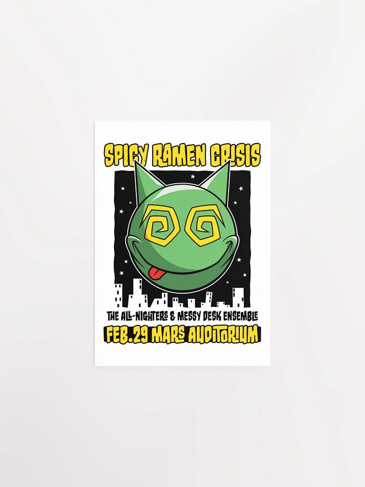 Spicy Ramen Crisis Poster – The Ultimate College Band Print! product image (5)