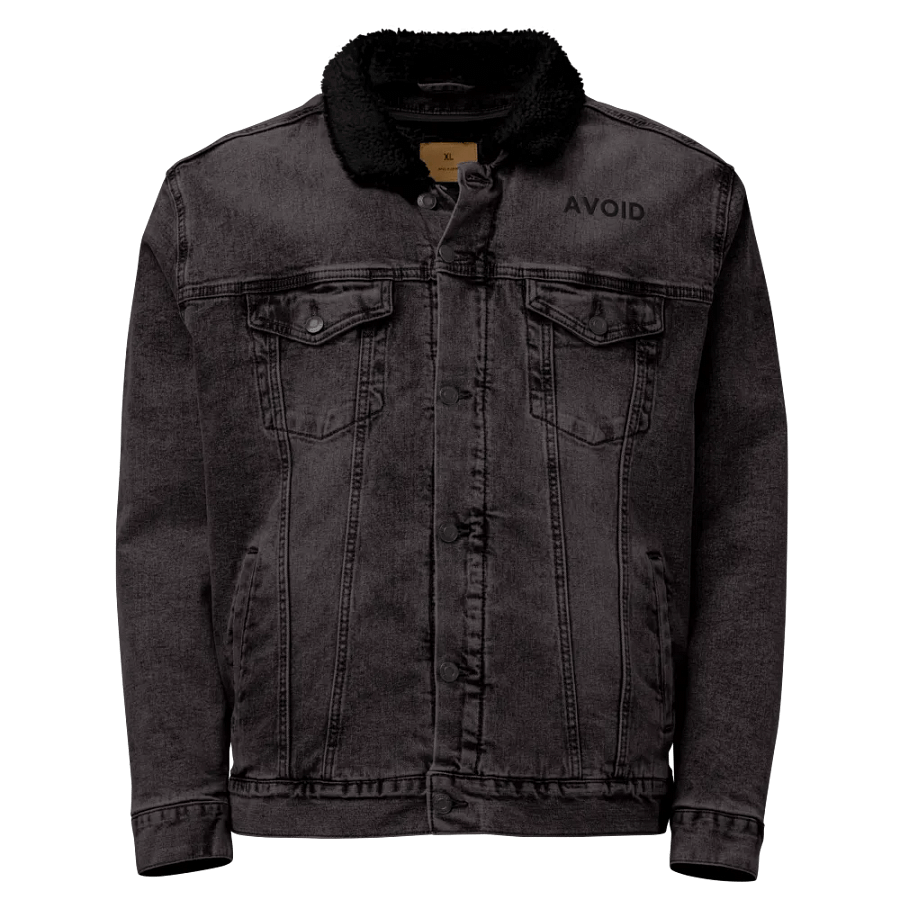 Shadow Shearling Denim Jacket product image (1)