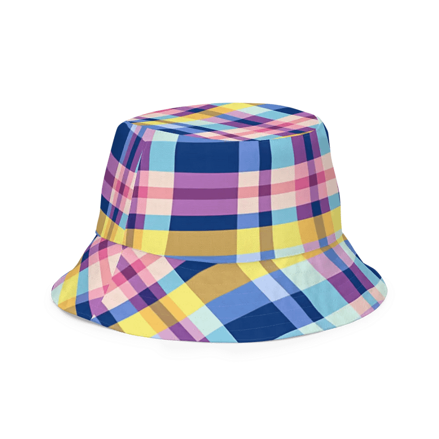 Plaid Paradise Reversible Bucket Hat product image (5)