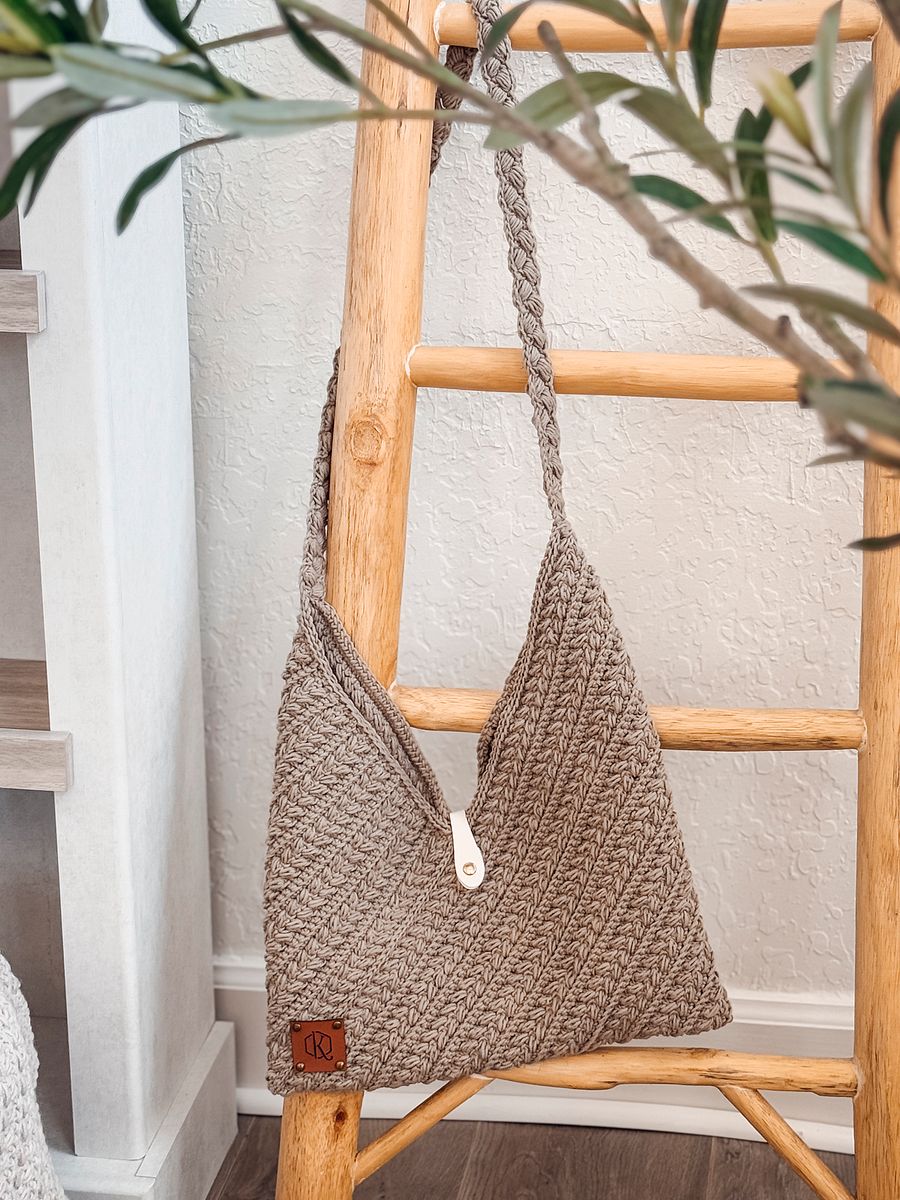 Wheat Stitch Crochet Bag Pattern (2 Sizes) product image (4)