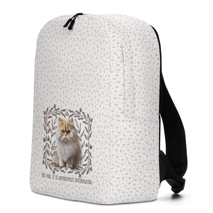 KC, The Vibe Is Deteriorating (floofy cat), Backpack product image (2)