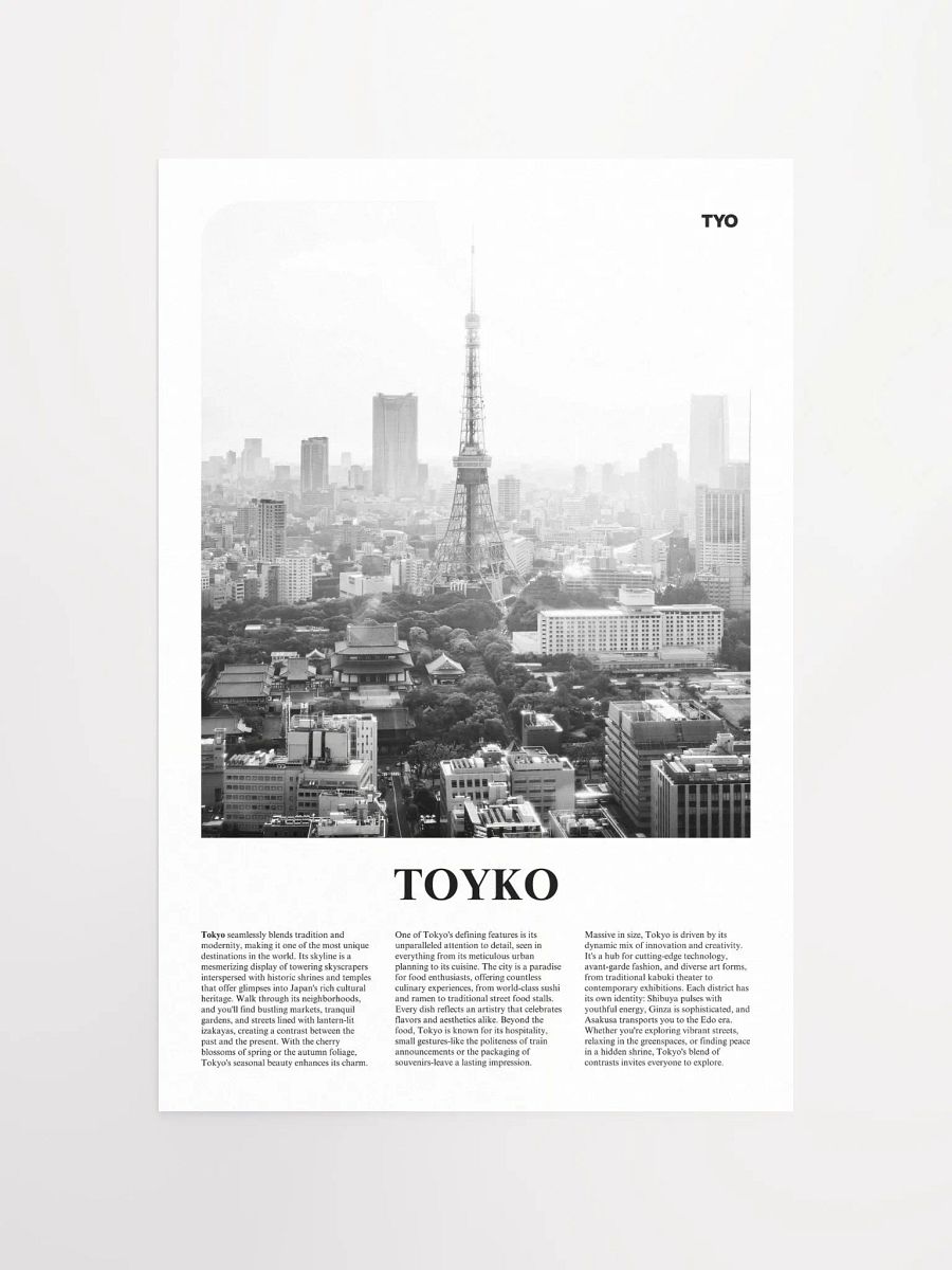 Tokyo 01 Newspaper Poster product image (5)