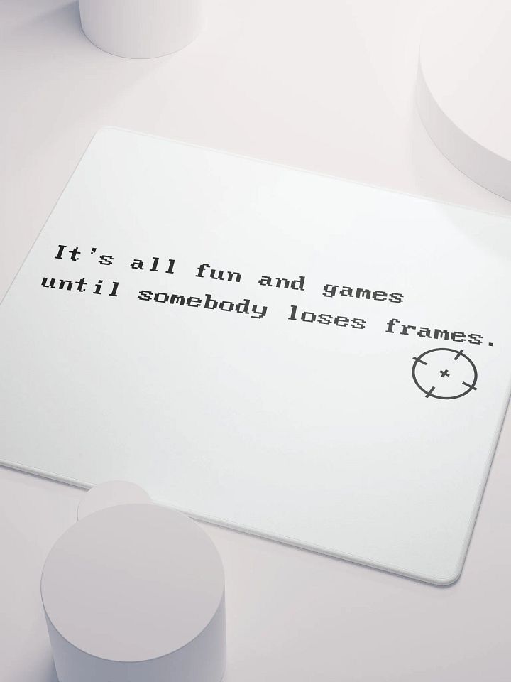 It's all fun and games... Gamer mousemat (Shooter) product image (1)