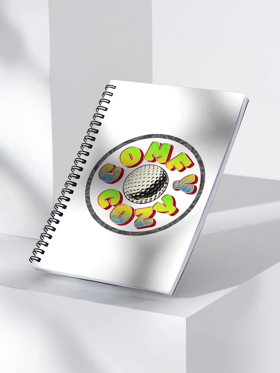 Comfy Cozy Golf Colorful Notebook product image (3)
