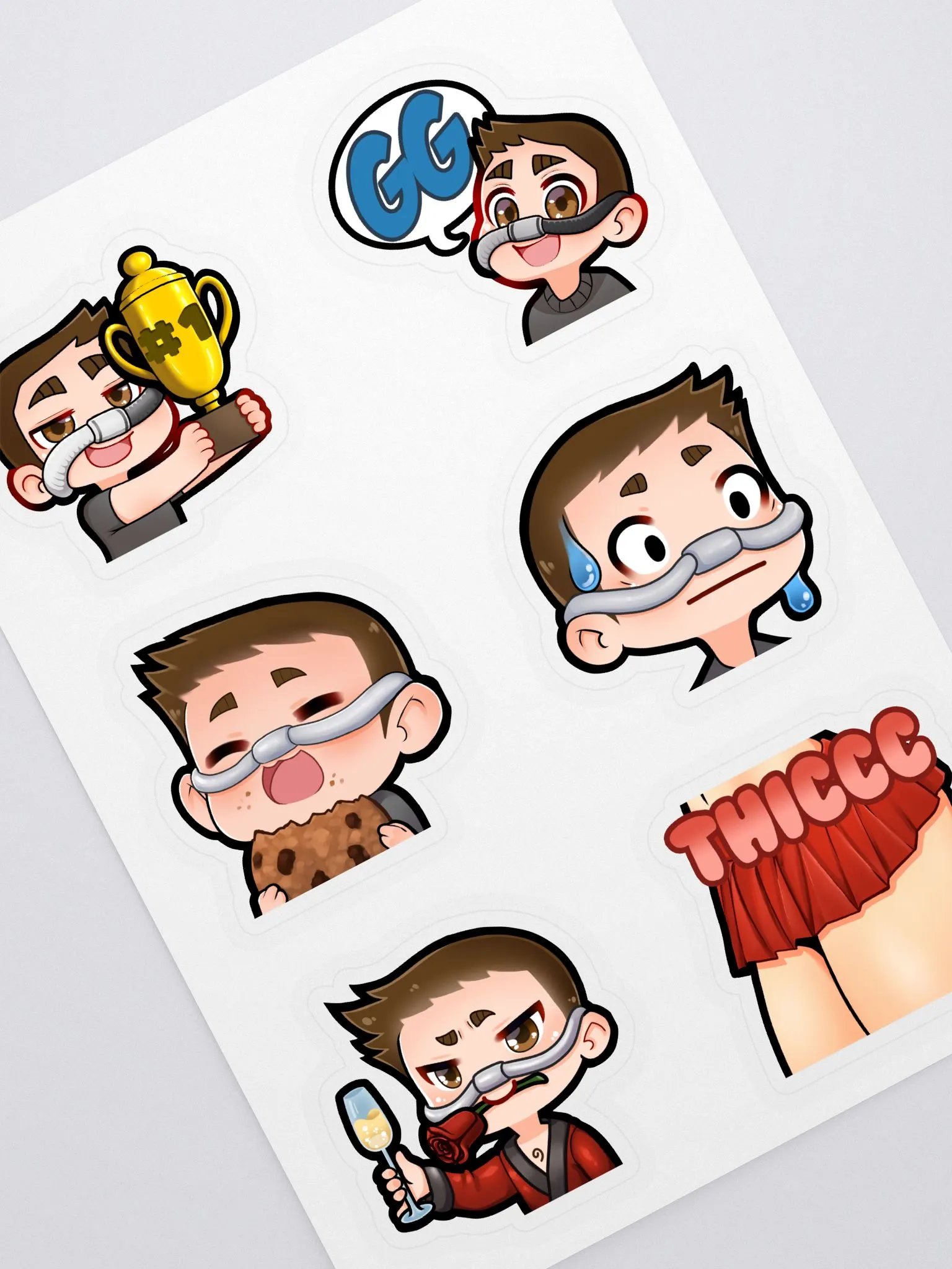 Emote Stickers (2 Inches) product image (3)