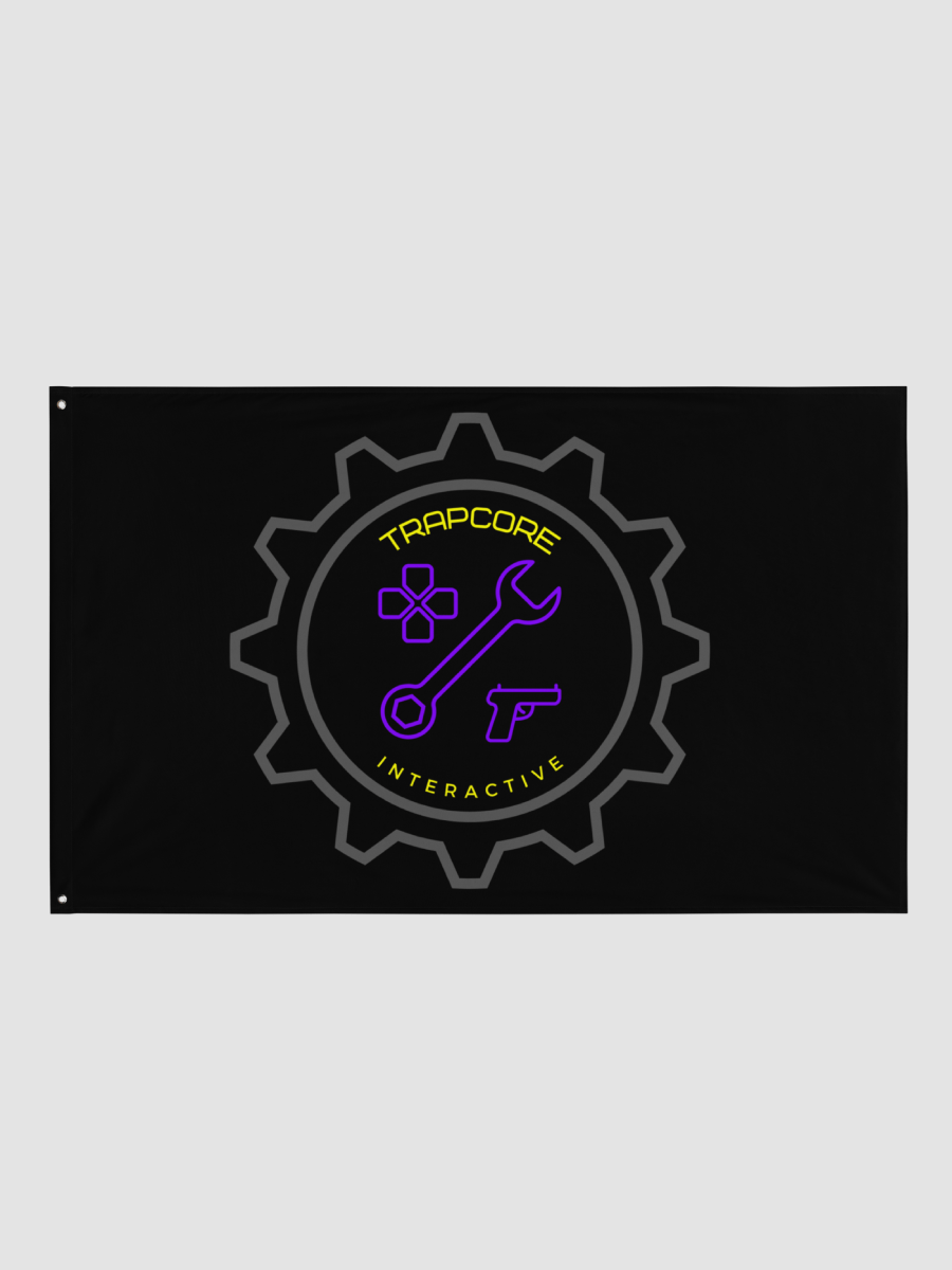Black TCI Logo Flag product image (1)