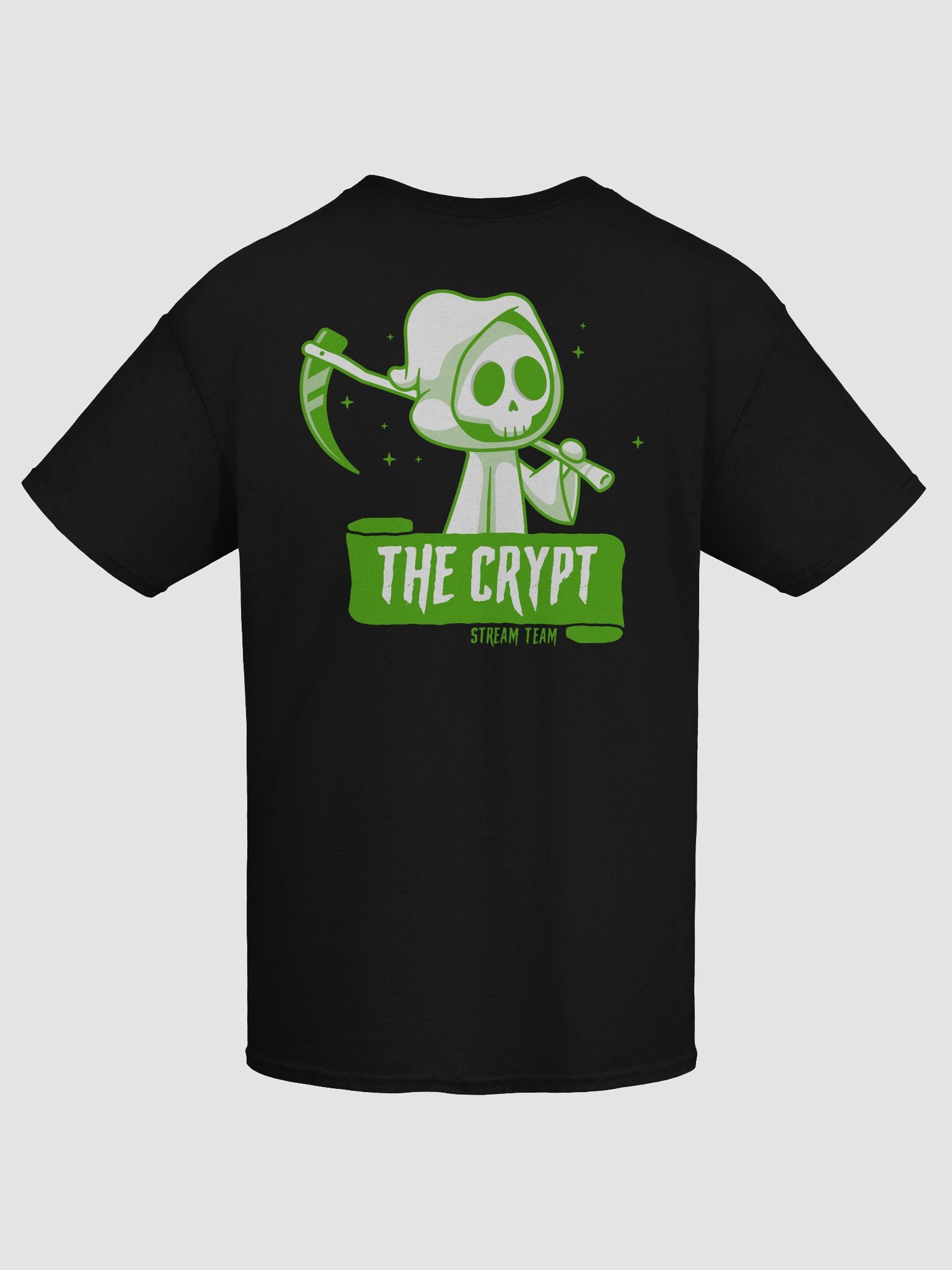 The Crypt Stream Team - Unisex Pocket Print Tee (lime) product image (41)