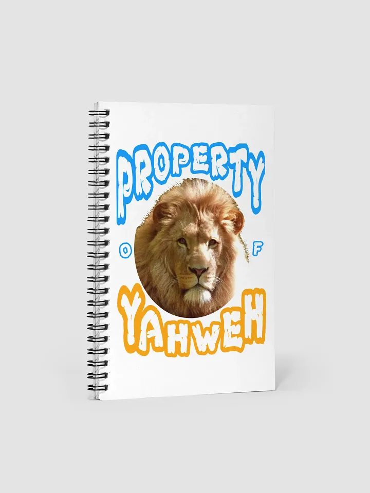 Divine Lion Spiral Notebook product image (1)