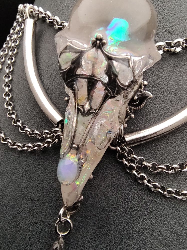 Epoxica - Ghost Corvid Collar product image (5)