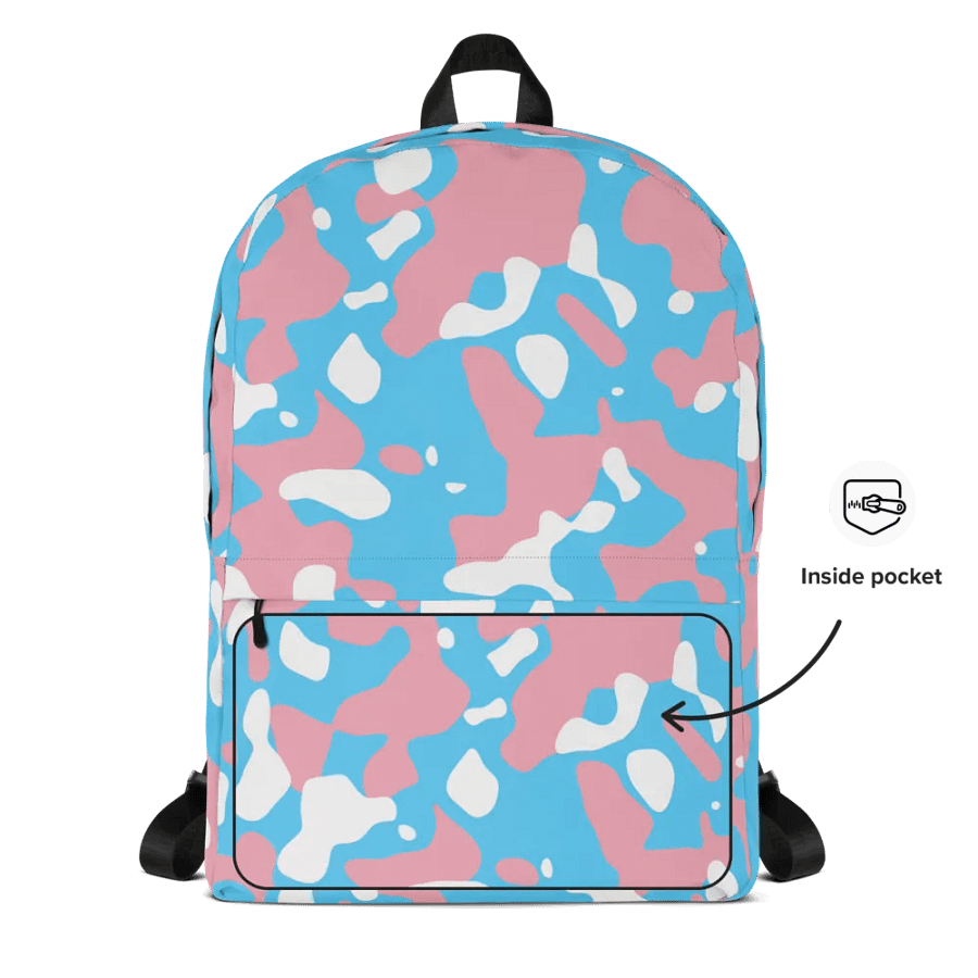 Trans Camo - Out & Proud - Backpack product image (7)