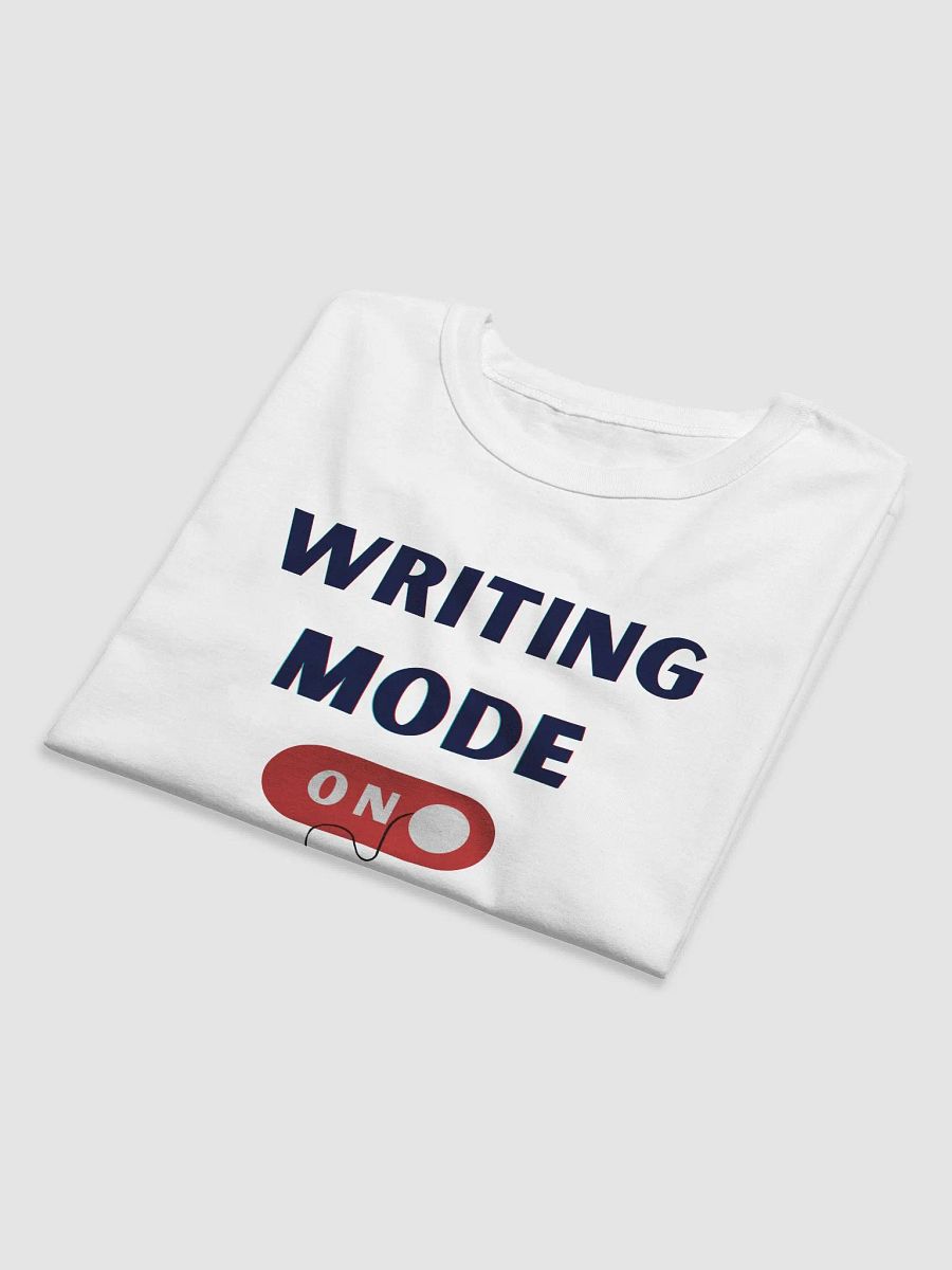 Writing Mode On - Relaxed Fit White T-shirt product image (6)