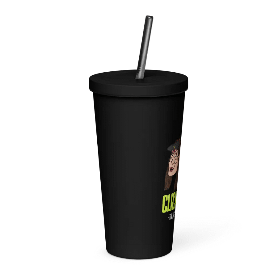 ClickerBait Hosts Insulated Tumbler with Straw product image (4)