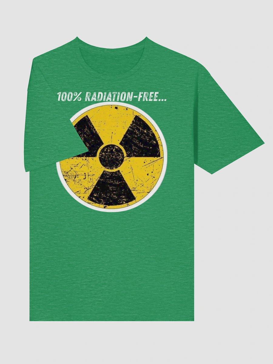 100% Radiation-Free T-Shirt - Funny Nuclear Hazard Symbol product image (3)